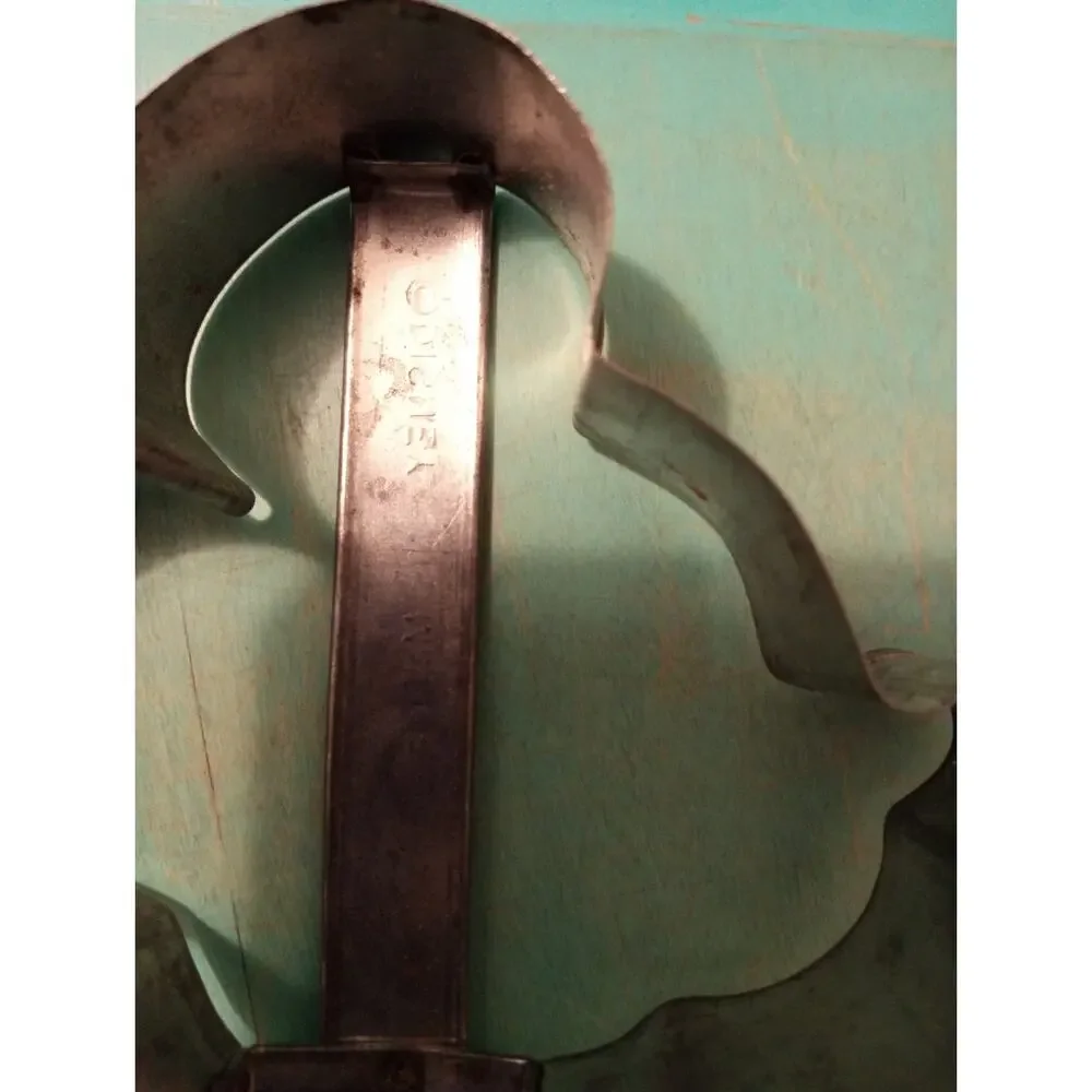 Vintage Disney Mickey Mouse Metal Cookie Cutter 7.25
